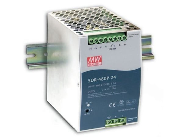 MEAN WELL Stromversorgung, 480 W, 90 - 264 V, 720 W, 47 - 63 Hz, Aktiivinen, 14 ms