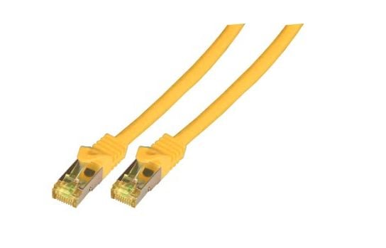 EFB Elektronik MK7001.0,5Y, 0,5 m, Cat6a, S/FTP (S-STP), RJ-45, RJ-45, Gult