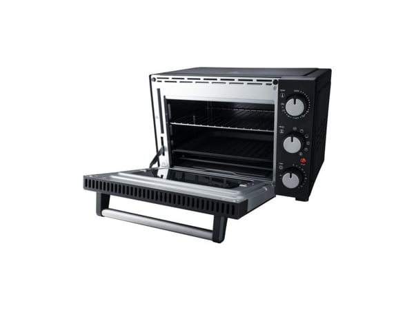 Steba KB M19, Elektrisk ovn, 19 l, 1400 W, Benkeplate, Sort, Rotasjon