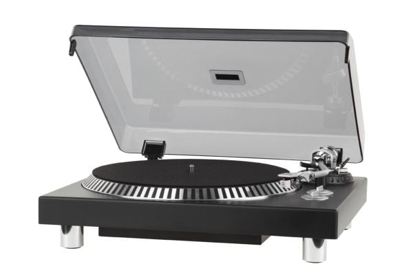 Krüger&amp;Matz TT-602 Hihnakäyttöinen levysoitin Musta