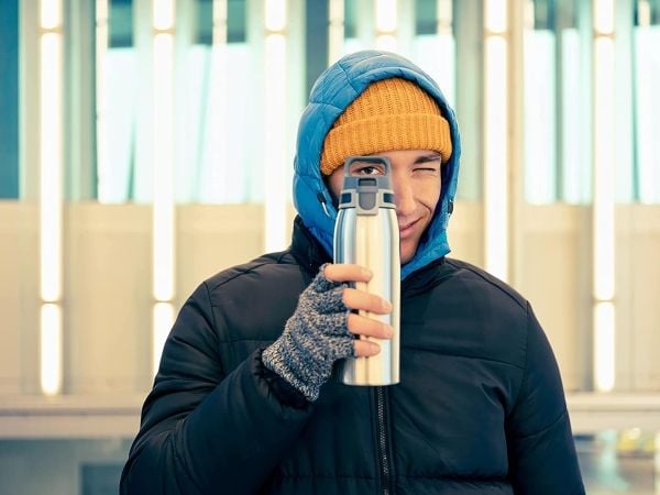 SIGG 8992.40, 1000 ml, Daglig forbruk, Børstet stål, Rustfritt stål, Voksen, Mann/kvinne