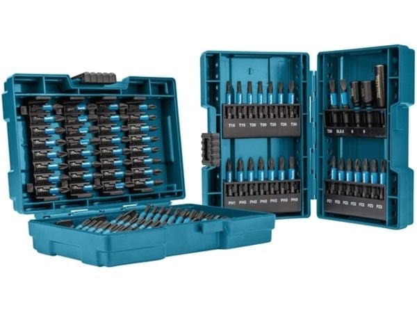 Makita Impact Black - Spissett for støtskrutrekker - 90 deler - torx, phillips, pozidriv - lengde: 50 mm, 25 mm