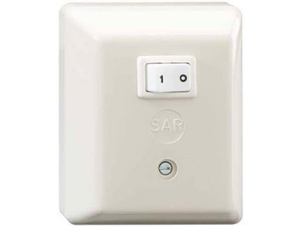 Rutenbeck 50010102, Pintakytkin, Valkoinen, IP20, RoHS, WEEE, 230 V, 50 Hz