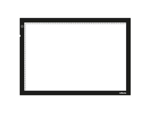 Reflecta LED Light Pad A3 Super Slim, Enkel bilderamme, Sort, 44 x 29 cm, Rektangulær, LED, DC