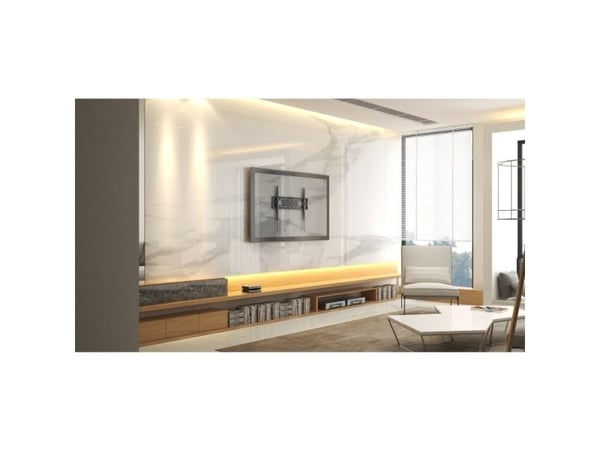 Reflecta PLANO Flat 70-6040 - Brakett - for flatpanel - svart - skjermstørrelse: 37"-70" - veggmonterbar