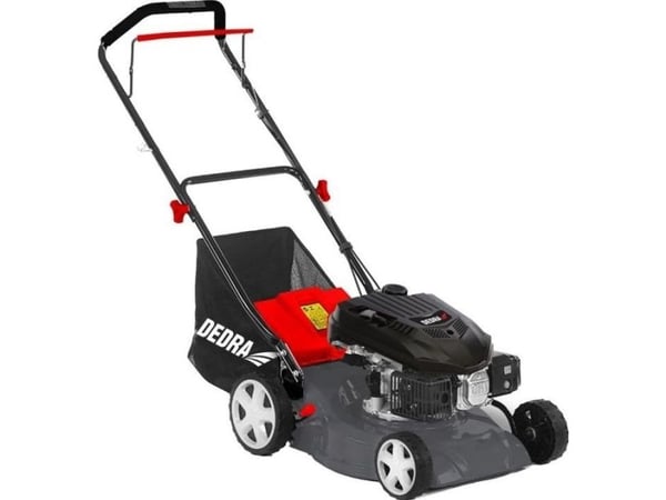 Dedra bensiinikäyttöinen ruohonleikkuri 139cc bensiinikäyttöinen ruohonleikkuri, 43cm ilman voimansiirtoa