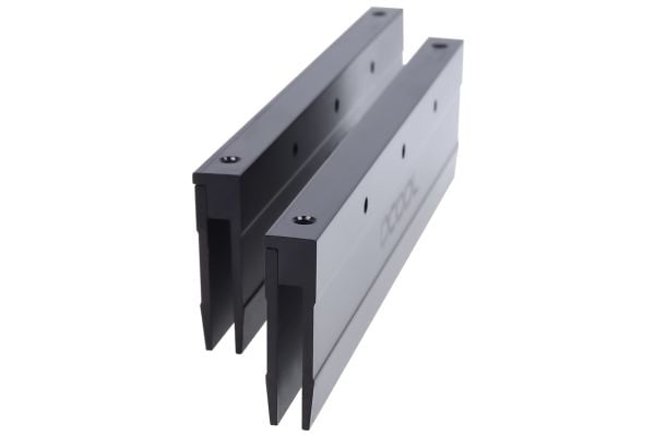 Alphacool 17268, Vesiblokki, Alumiini, Musta, 2 kpl