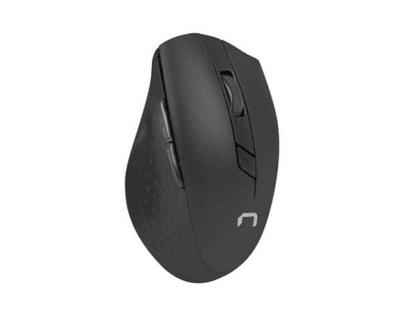 NATEC Stingray, Trådløs, RF kabel-fri, Membrannøkkelbryter, QWERTY, Sort, Mus inkludert