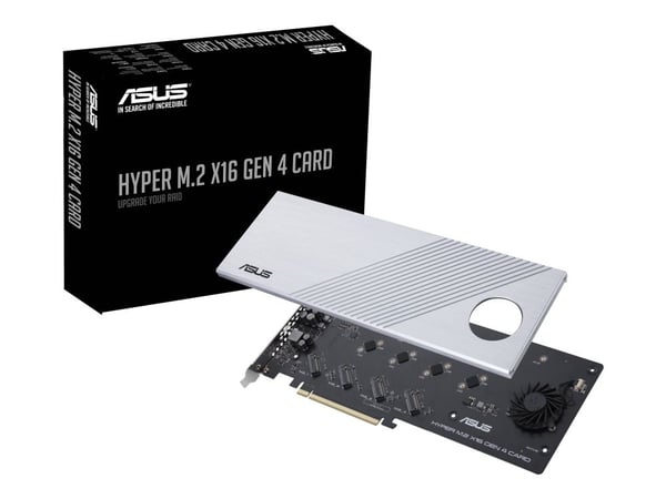 Asus ASUS Hyper M.2 x16-kort 4. generasjon (PCIe 4.0/3.0)