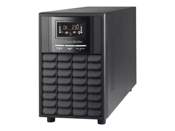 PowerWalker VI 3000 CW FR - UPS - AC 162 - 290 V - 2100 Watt - 3000 VA - 9 At - RS-232, USB - lähtöliitännät: 3 kappaletta