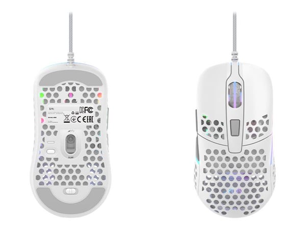 CHERRY XTRFY M42, Molempikätinen, Optinen, USB A-tyyppi, 16000 DPI, Valkoinen