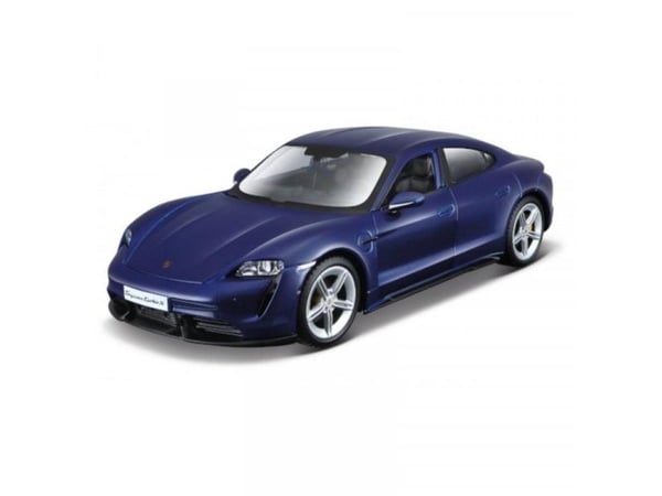 BBURAGO Porsche Taycan 1:24, Superbil, Montert på forhånd, 1:24, Porsche Taycan, Alle kjønn, Metall, Plast