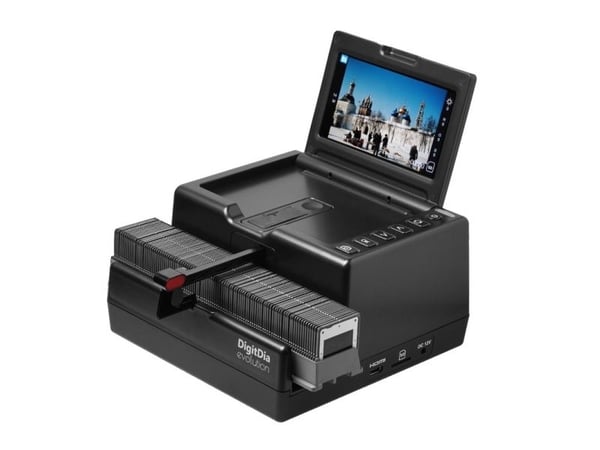 Reflecta DigitDia evolution - Filmskanner (35 mm) - CMOS - 35 mm-film - 4608 dpi x 3072 dpi - ADF (50 lysbilder) - HDMI