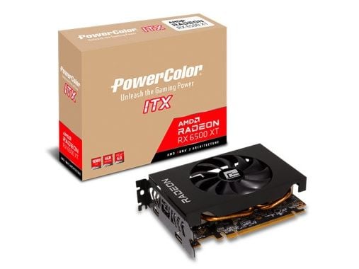 PowerColor AXRX 6500XT 4GBD6-DH, Radeon RX 6500 XT, 4 GB, GDDR6, 64 bittiä, 7680 x 4320 pikseliä, PCI Express 4.0 PowerColor AXRX 6500XT 4GBD6-DH, Radeon RX 6500 XT, 4 GB, GDDR6, 64 bittiä, 7680 x 4320 pikseliä, PCI Express 4.0