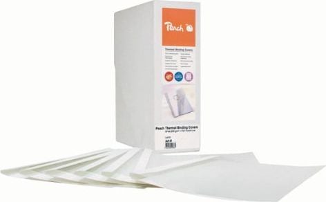 Peach PBT406-02 - A4 (210 x 297 mm) - 15 ark - hvit - 200 g/m² - 100 stk termobindeperm