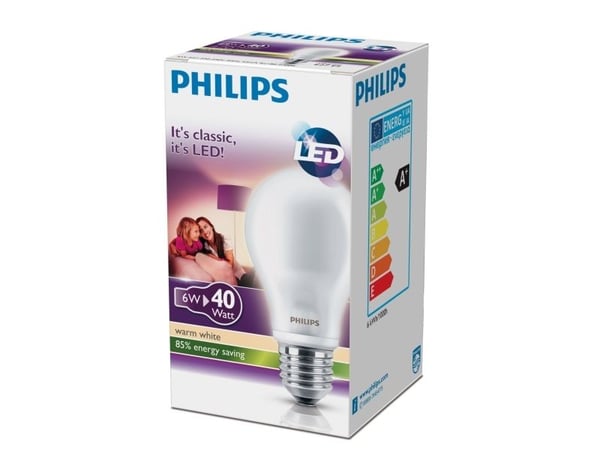 Classic LED standard 4,5W 827, 470 lumen, E27, A60