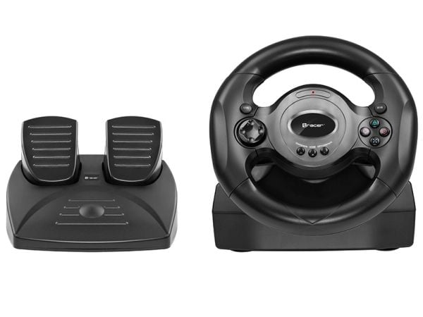 Tracer GAMEZONE Rayder 4 in 1 - Hjul- og pedalsett - kablet - for PC, Sony PlayStation 3, Microsoft Xbox One, Sony PlayStation 4