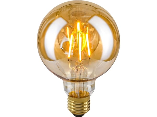 Italux Edison LED-pære amber E27 4W varm (LDS-G95-A)