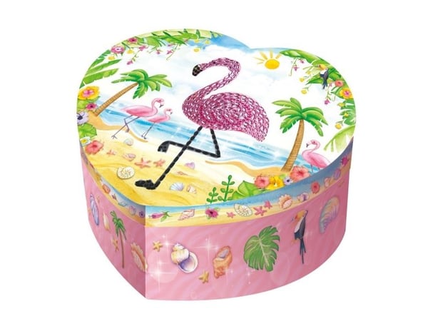 Pulio Hjerteformet musikkboks Pecoware - Flamingo