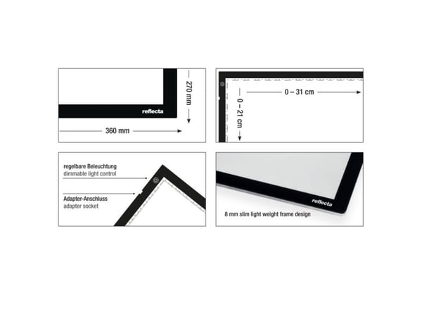 Reflecta - Lysboks - LED A4 super slim