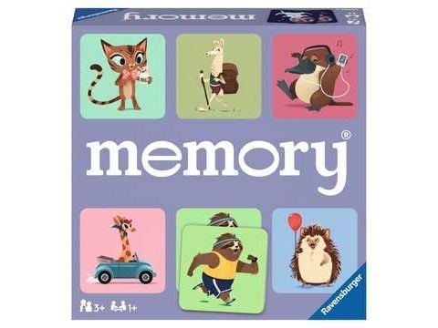 Ravensburger memory Wild World of Animals, Lautapeli, Hukommelse, 3 År, 10 min., Perhepelit