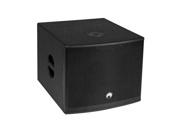 Omnitronic 11039050, 500 W, Aktiivinen alibassokaiutin, 40 - 160 Hz, 103 dB, 30 cm, 30,5 cm (12")