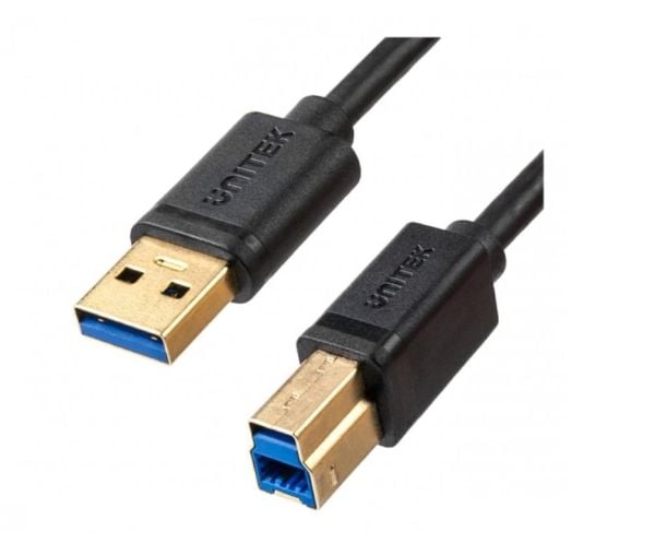 Unitek - USB-kabel - USB-type A (hann) til USB Type B (hann) - USB 3.0 - 2 m - svart