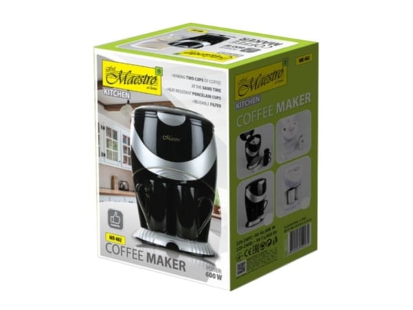 Maestro MR-402 kaffetrakter/ekspresskanne (svart)