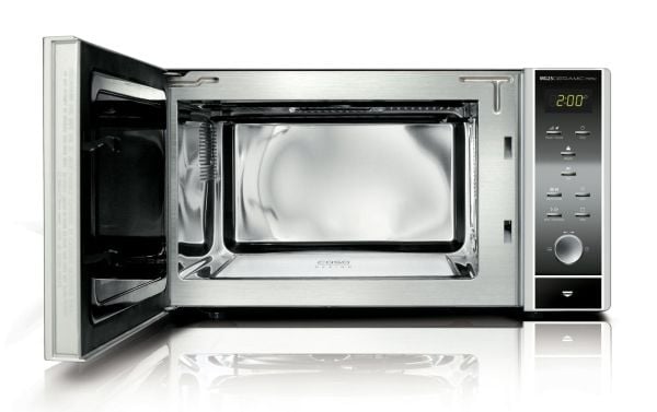 Caso MG 25, Benkeplate, Kombinasjon mikrobølge, 25 l, 900 W, Knapper, Sølv