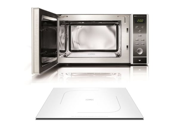 Caso MG 25, Benkeplate, Kombinasjon mikrobølge, 25 l, 900 W, Knapper, Sølv
