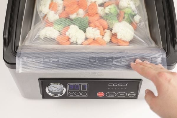 Caso VacuChef 70 -kammio-tyhjiöpakkauslaite, 350 W, ruostumaton teräs
