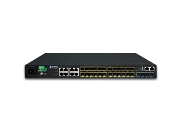 PLANET SGS-6341-16S8C4XR, Hallittu, L3, Gigabit Ethernet (10/100/1000), Täysin kaksipuolinen, Telineasennus, 1U
