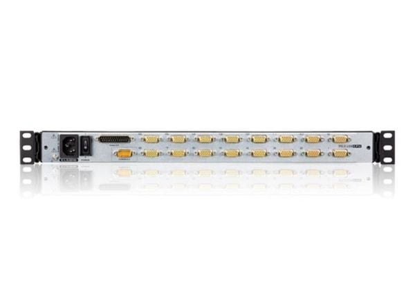 ATEN Slideaway CL5816N - KVM-konsol med omkopplare för tangentbord/video/mus - 16 portar - PS/2, USB - 19" - kan monteras i rack - 1280 x 1024 @ 75...