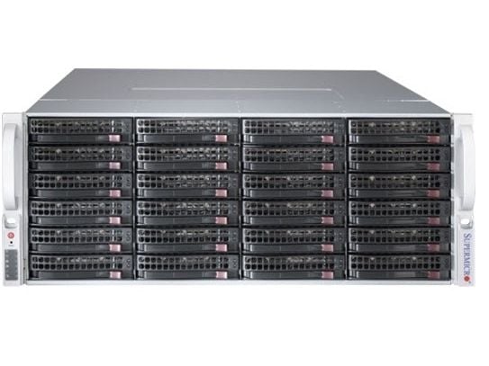 Supermicro SC847 BE1C4-R1K23LPB - Rackmonterbar 4U - forbedret og utvidet ATX - SATA/SAS - hot-swap 1200 watt - svart