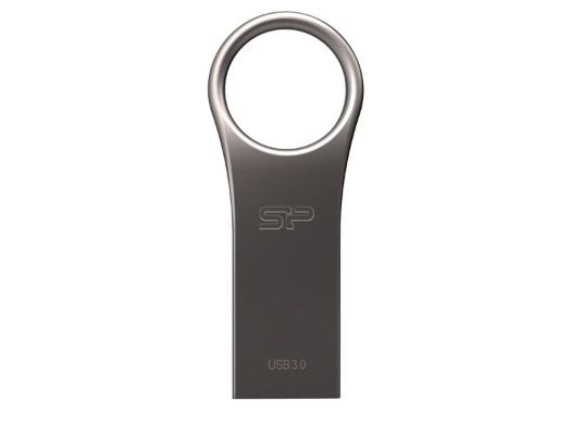 SILICON POWER Jewel J80 - USB-flashstasjon - 128 GB - USB 3.0 - sølv, titan