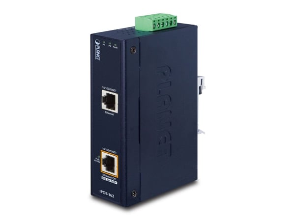 PLANET IPOE-162 - Strøminjektor - AC 24 / DC 24-48 V - 30 watt - utgangskontakter: 1