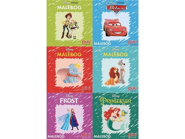 Krea Pixi®-serie 3: Disney malebøker (kolli 48) | Disney;Walt Disney Studio | Språk: Dansk