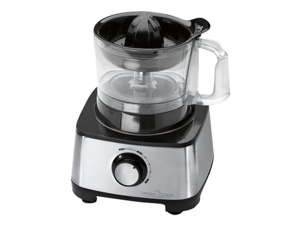 ProfiCook PC-KM 1063 - Kjøkkenmaskin - 1200 W - rustfritt stål / svart