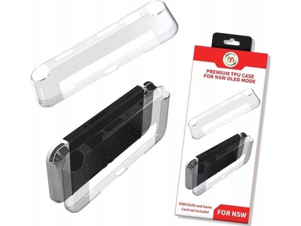 JYS deksel/veske til Nintendo Switch OLED transparent