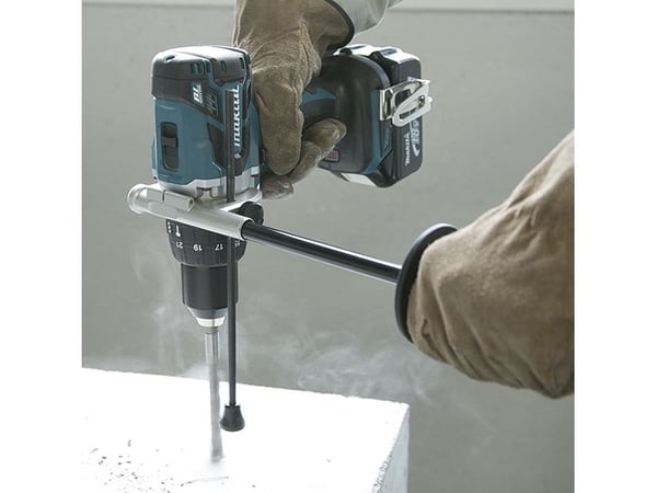 Makita DHP458RTJ - Drill/driver - trådløs - 2 hastigheter - 91 N·m - 2 batterier - 18 V