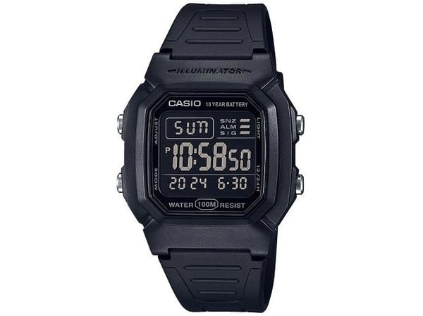 Casio W-800H-1BVES, vanntett, kvarts