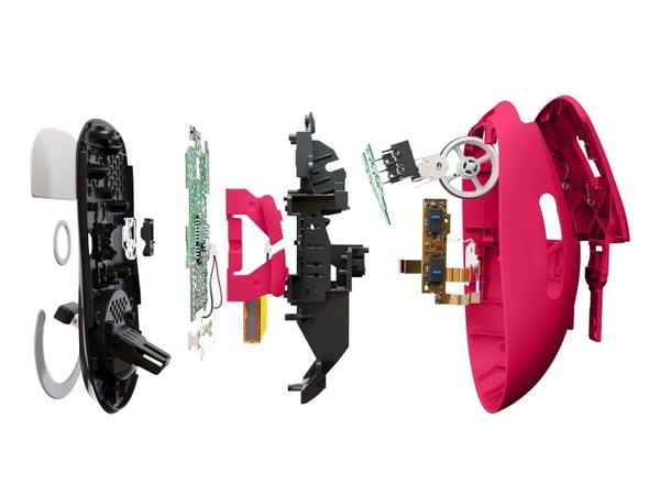 Logitech PRO X SUPERLIGHT trådløs spillmus - Mus - Optisk - 5 knapper - Trådløs - LIGHTSPEED - Logitech LIGHTSPEED-mottaker - Magenta
