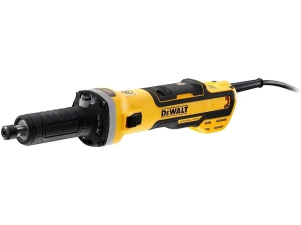 DeWALT DWE4997-QS, Rak minislipmaskin, Svart, Gul, Borstlös, 25000 RPM, 6 mm, 90 dB
