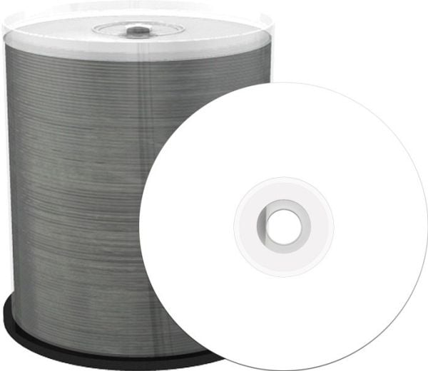 MediaRange Professional Line - 100 x CD-R - 700 MB (80min) 52x - vit - yta utskrivbar med bläckstråleskrivare, inre skrivbar plastring - spindel
