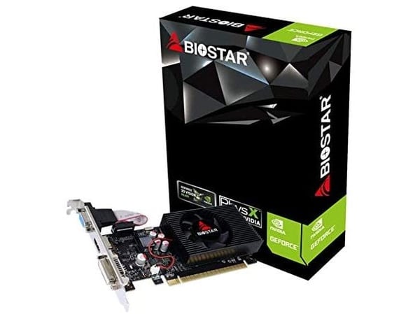 Biostar VN7313THX1 - Grafikkort - GF GT 730 - 2 GB DDR3 - PCIe 2.0 x16 lavprofil - DVI, D-Sub, HDMI
