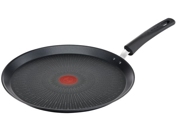Tefal Unlimited G2553872, Rund, Crêpepanne, Sort, Titan, 175 °C, Aluminium