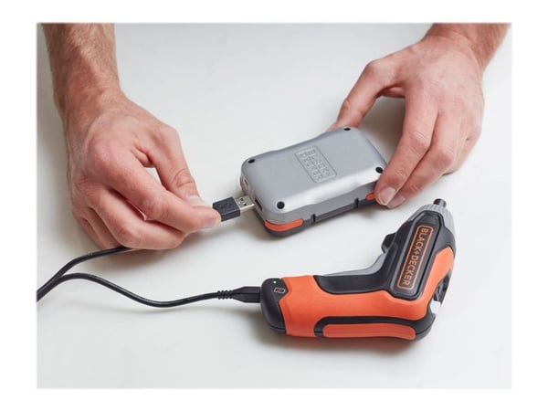 BLACK+DECKER BCF611CK - Skrutrekker - trådløs - 5.5 N·m - 3.6 V