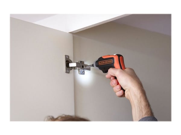 BLACK+DECKER BCF611CK - Skrutrekker - trådløs - 5.5 N·m - 3.6 V