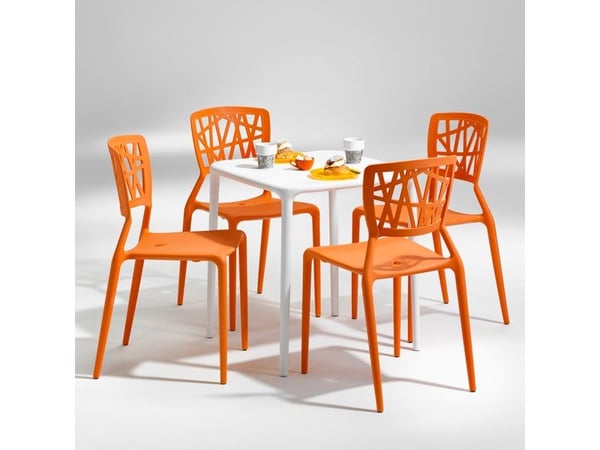 Inca stol i plast orange