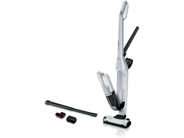 Bosch Flexxo BBH3ALL28 - Støvsuger - pinne/håndholdt (2-i-1) - uten pose - uten kabel - hvit metallisk